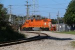 L513 comes back down to the wye after working Ferrous Processing